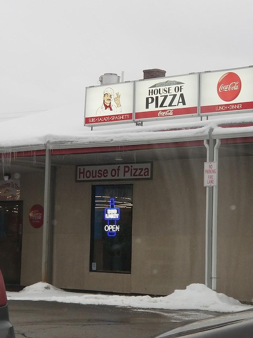 Millinocket House of Pizza Menu